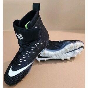 Nike Force Savage Elite TD 857063-011 Black High Top Football Cleats Men Size 11